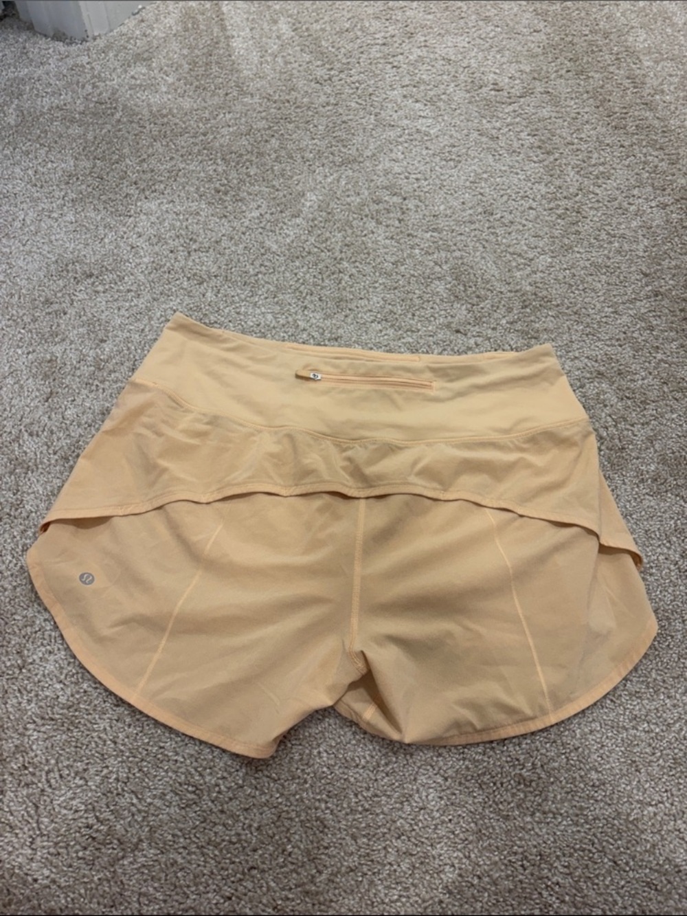 lululemon athletica Peach Layered Athletic Skort Shorts